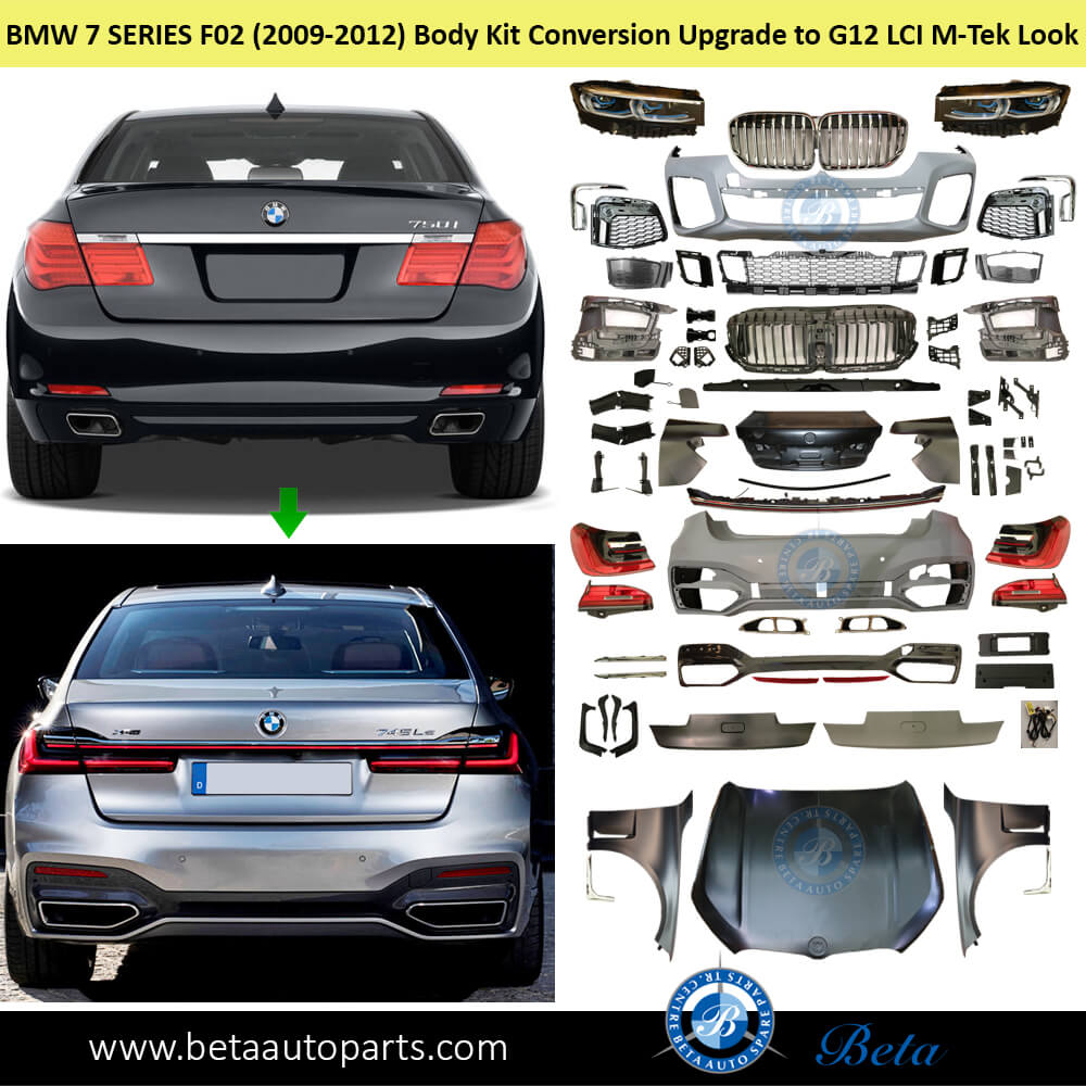 BMW 7 Series F02 (2009-2012), Body Kit Conversion Upgrade to G12 LCI M-Tek Look, China BMW 7 Series F02 (2009-2012), Body Kit Conversion Upgrade to G12 LCI M-Tek Look, China